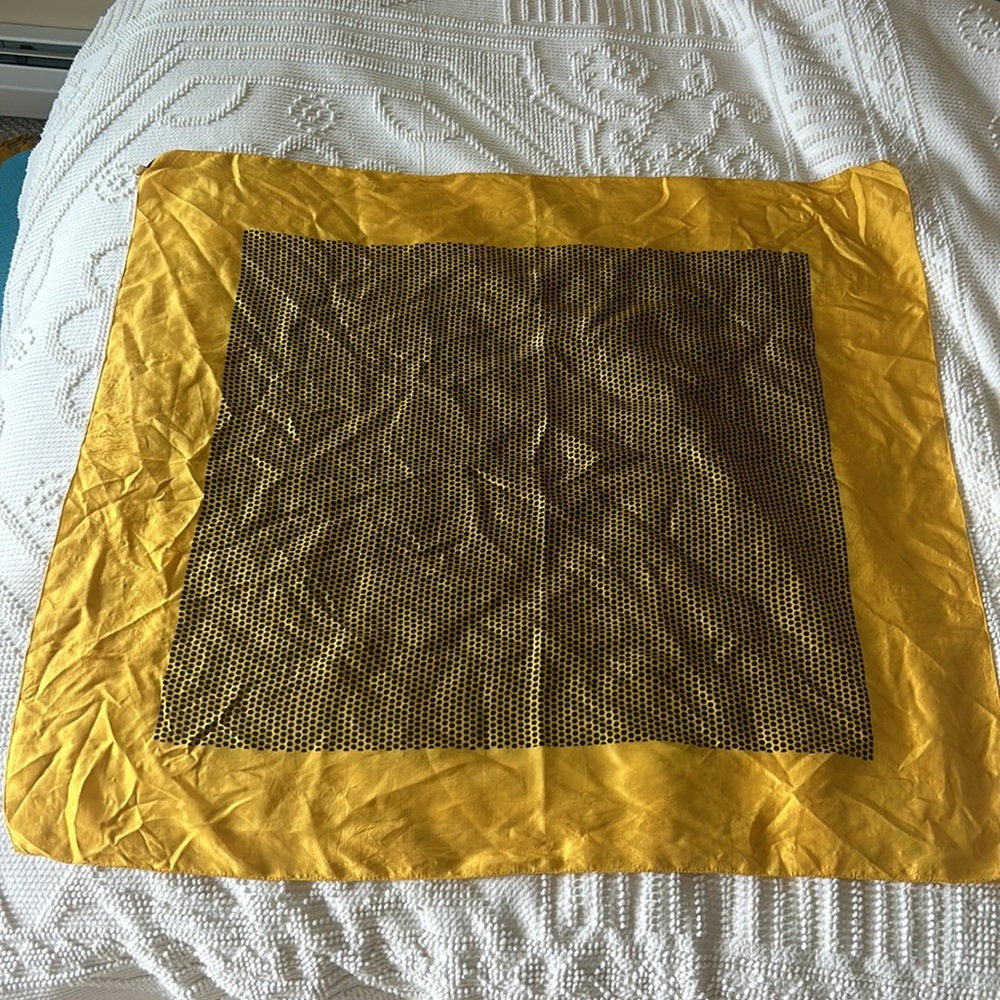 VINTAGE SAKS SILK SCARF